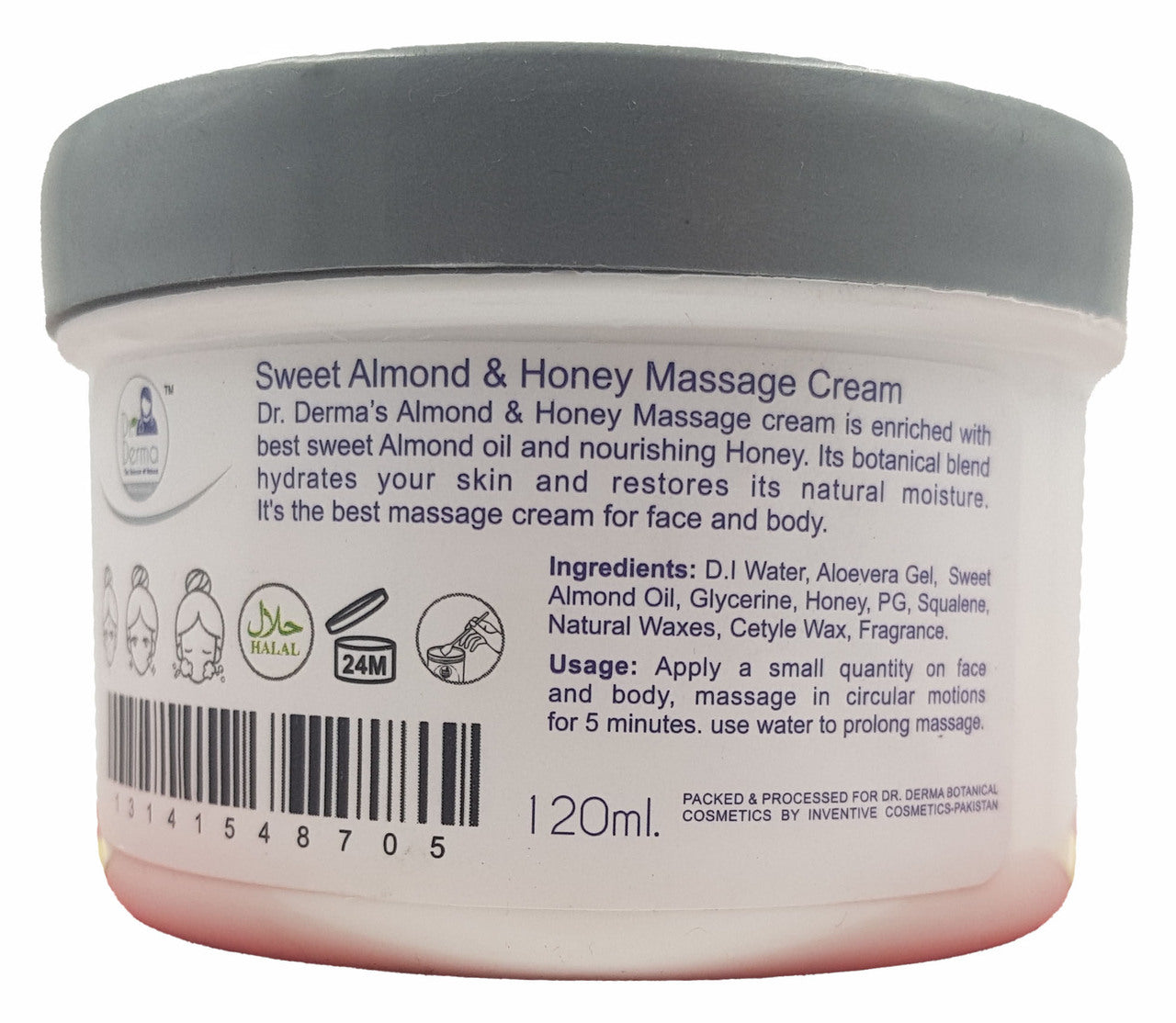 Dr. Derma Sweet Honey & Almond Massage Cream