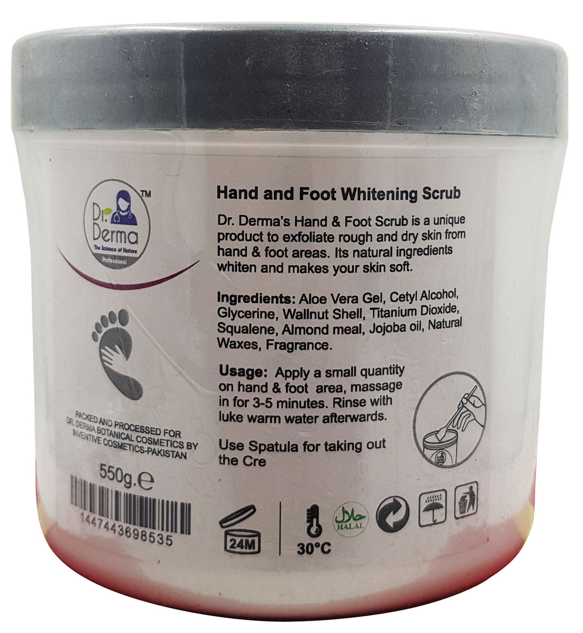 Dr. Derma Whitening Hand & Foot Scrub