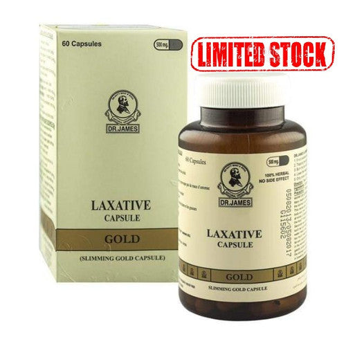 Clearance Dr.James Herbal Slimming Gold Laxative 60 Capsule