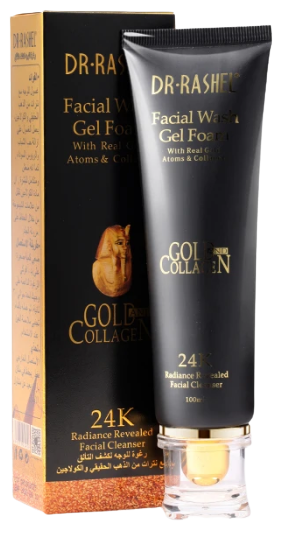 Dr. Rashel 24K Gold Collagen Whitening Facial Wash Gel Foam 80 ML