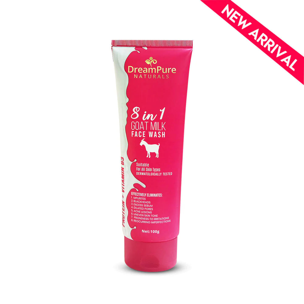 Dream Pure 8 In 1 Goat Milk Face Wash 100 ML