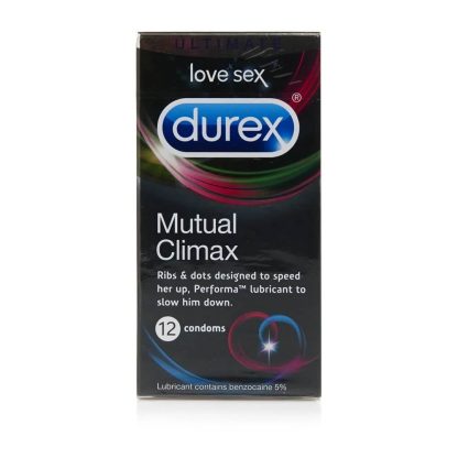 Durex Mutual Climax 12 Condoms Box