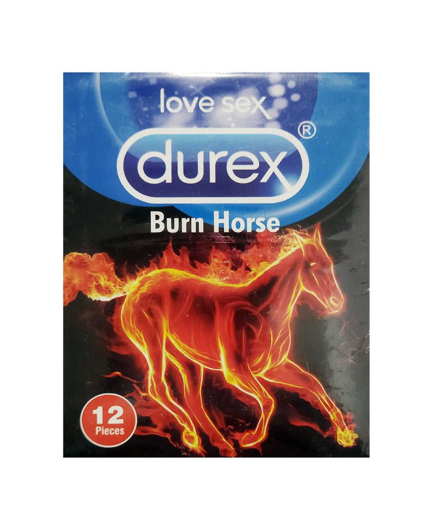 Durex Burn Horse Condoms 12 Pcs