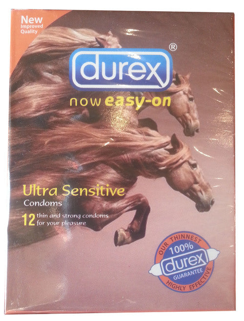 Durex Easy-On Ultra Sensitive Condoms 12 Pieces