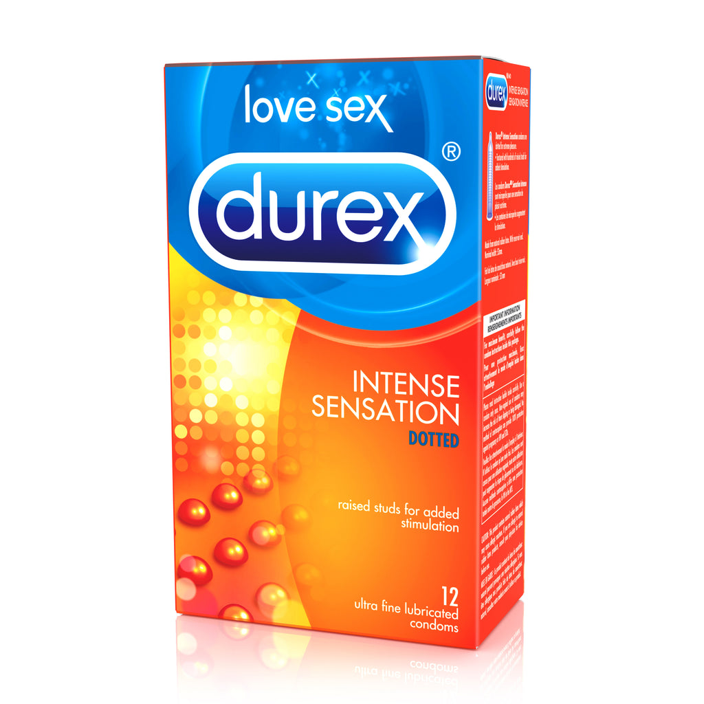 Durex Intense Sensation Condoms 12 pieces Box