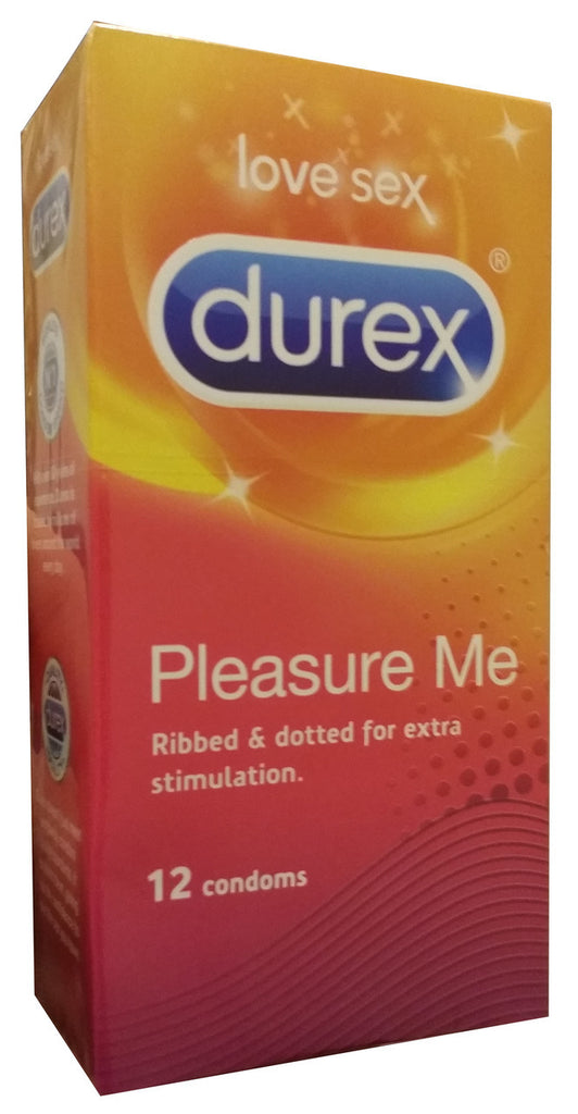 Durex Love Pleasure Me 12 Condoms (Ribbed & Dotted) Box