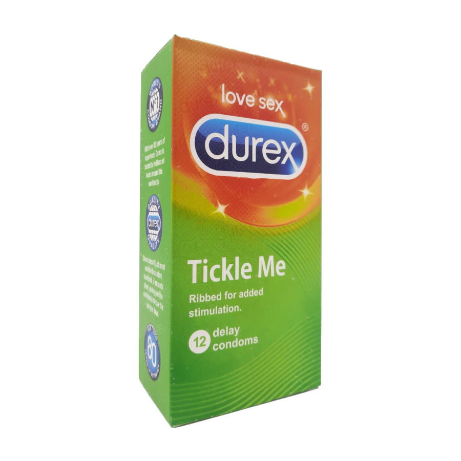 Durex Love Sex Tickle Me 12 Condoms Box