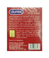 Durex Ultra Thin Feel Condoms 12 Pcs