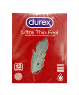 Durex Ultra Thin Feel Condoms 12 Pcs