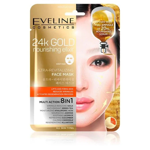 Eveline 24K Gold Nourishing Elixir Ultra-Revitalizaion Mask