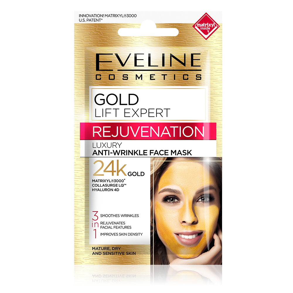 Eveline Gold Lift Expert Luxury Anti Wrinkle Face Mask 7 ML