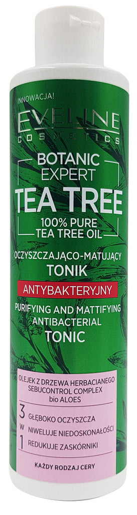 Eveline Botanic Expert Tea Tree Purifying & Mattifying Tonic 225 ML