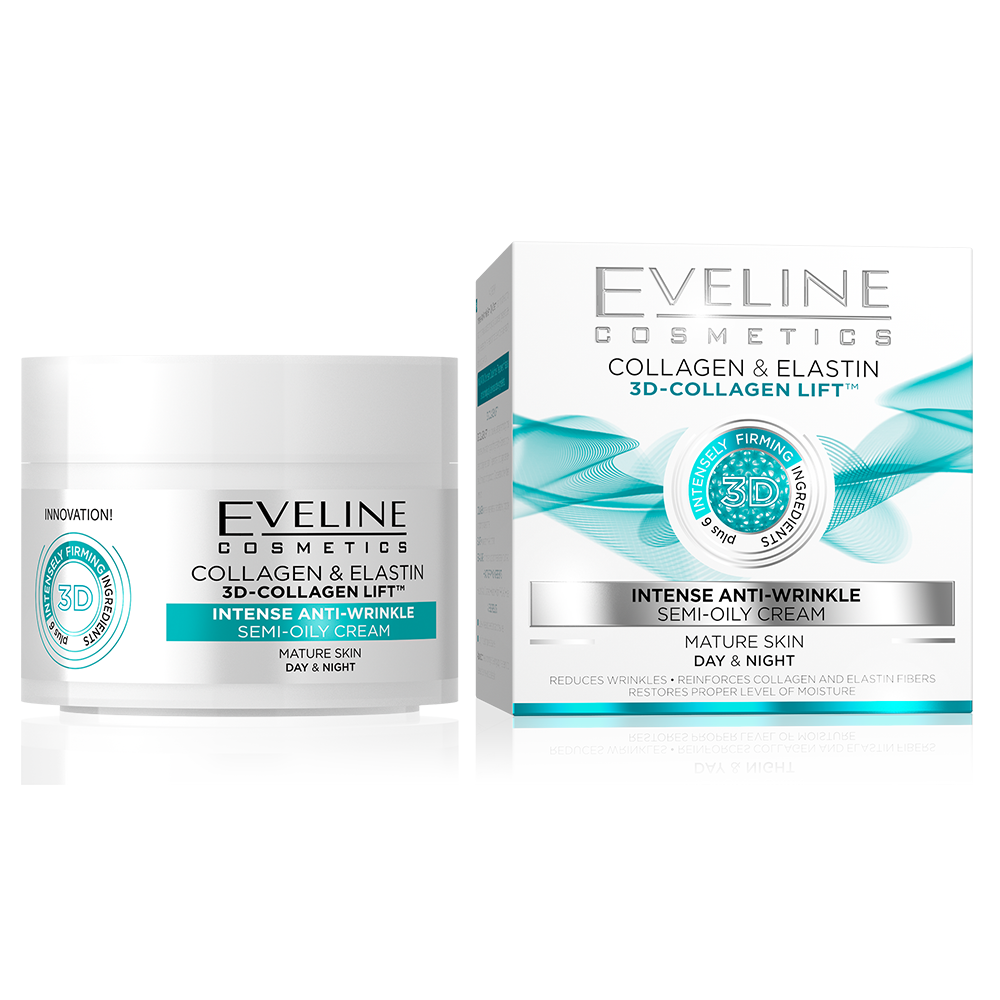 Eveline Collagen & Elastin 3D Lift Intense Anti-Wrinkle Day & Night Cream