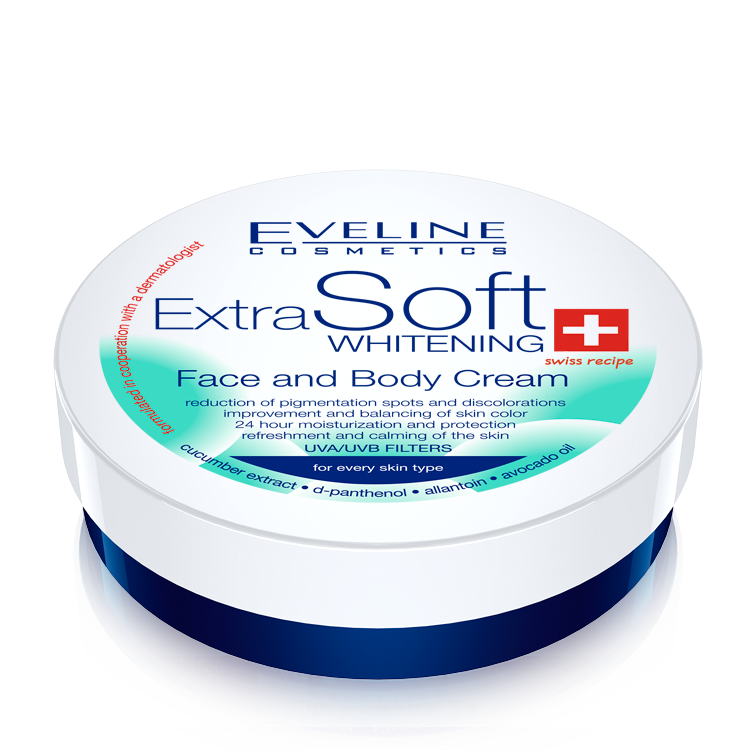 Eveline Extra Soft Face And Body Whitening Cream 175 ML