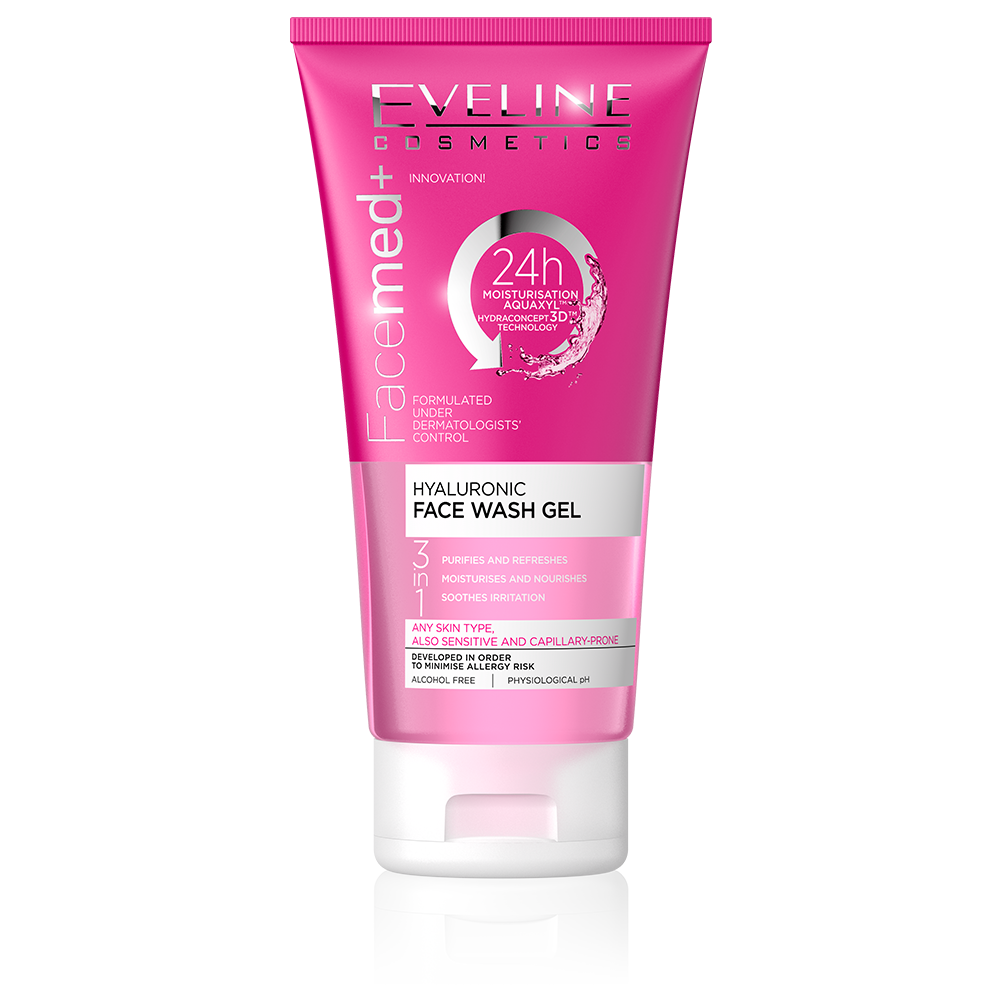 Eveline FaceMed+ Hyaluronic Face Wash Gel 150 ML