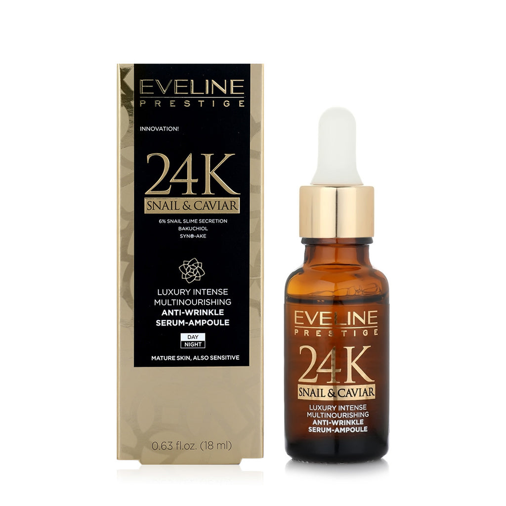 Eveline Prestige 24K Snail & Caviar Serum Ampule 18 ML