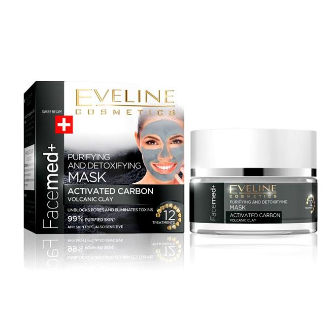 Eveline FaceMed Purifying Detoxifying Mask 50 ML (Activated Carbon)