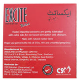 CSM Excite Imported Dotted Condom (3 Pcs)