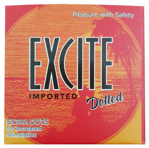CSM Excite Imported Dotted Condom (3 Pcs)