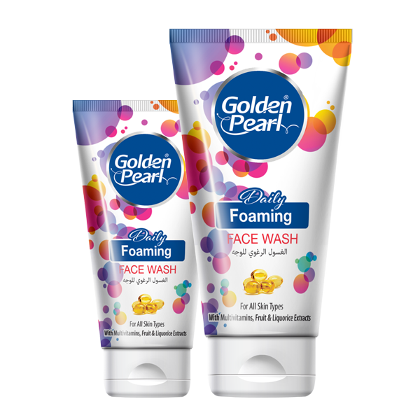 Golden Pearl Foaming Facial Wash