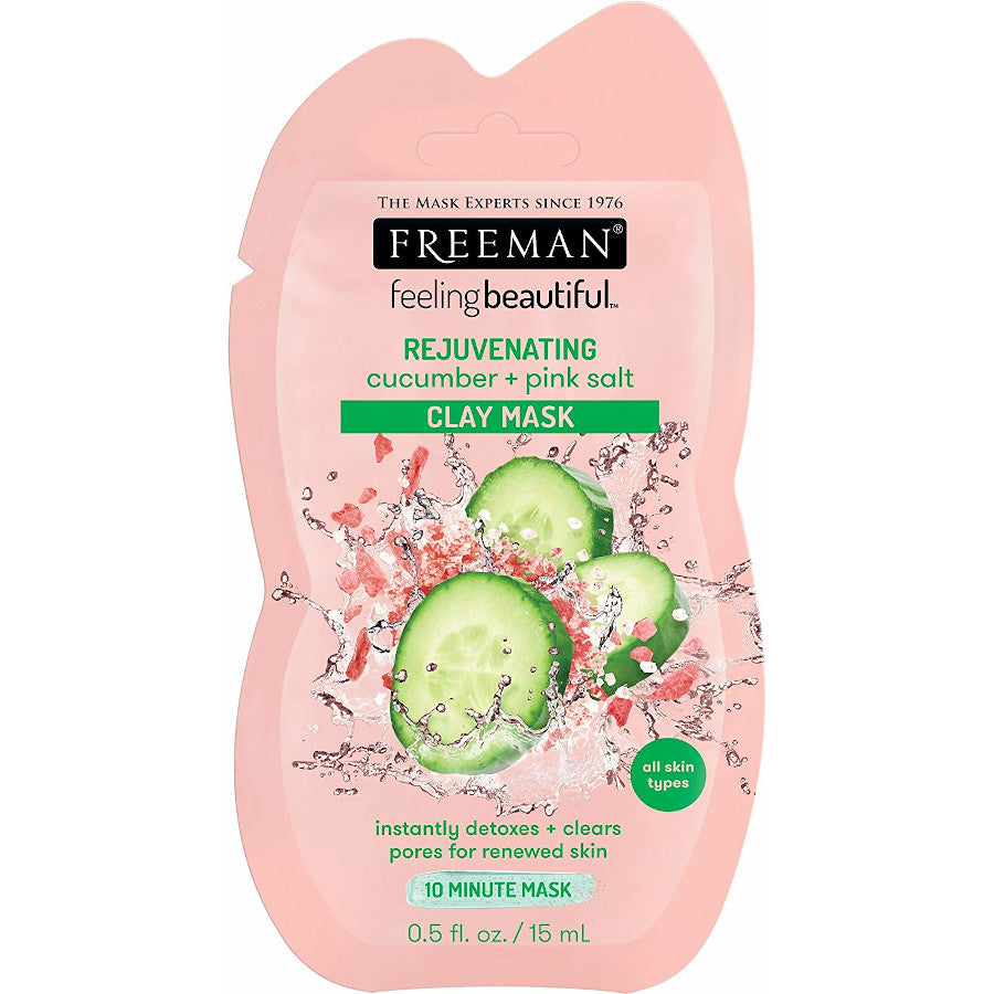 Freeman Cucumber + Pink Salt Clay Mask 15 ML