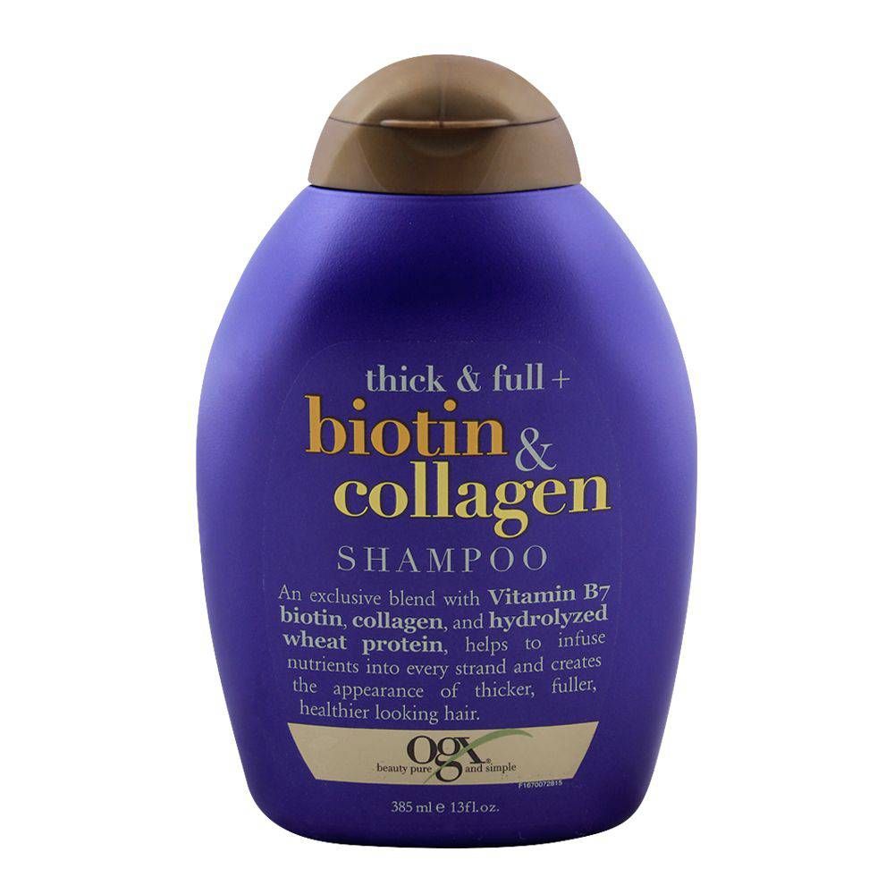 OGX Thick & Full + Biotin & Collagen Shampoo Sulfate Free 385 ML