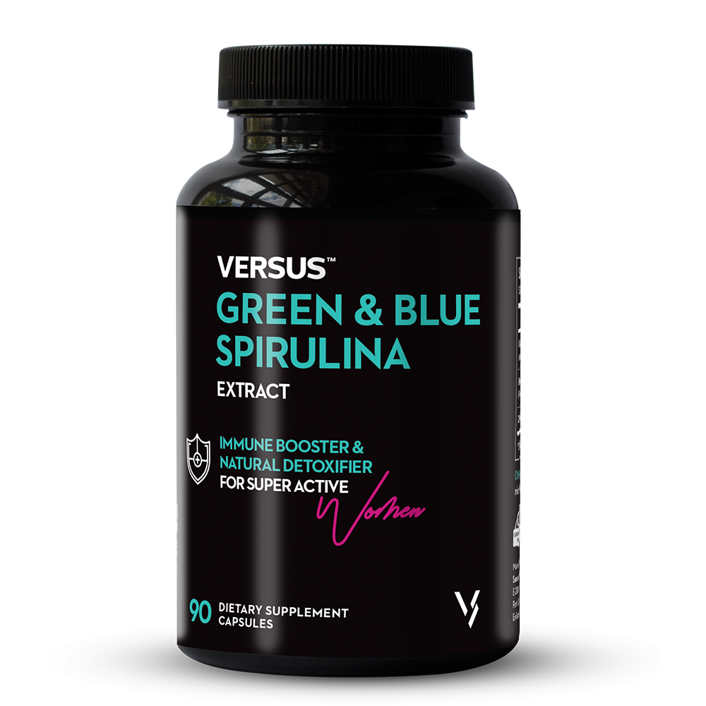 Versus Green & Blue Spirulina Extract 90 Capsules
