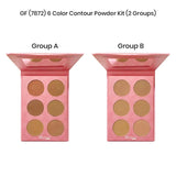 Glamorous Face 6 Color Powder Contour Kit