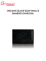 Glamorous Face Organic Black Soap Snail And Bamboo Charcoal 100 GM