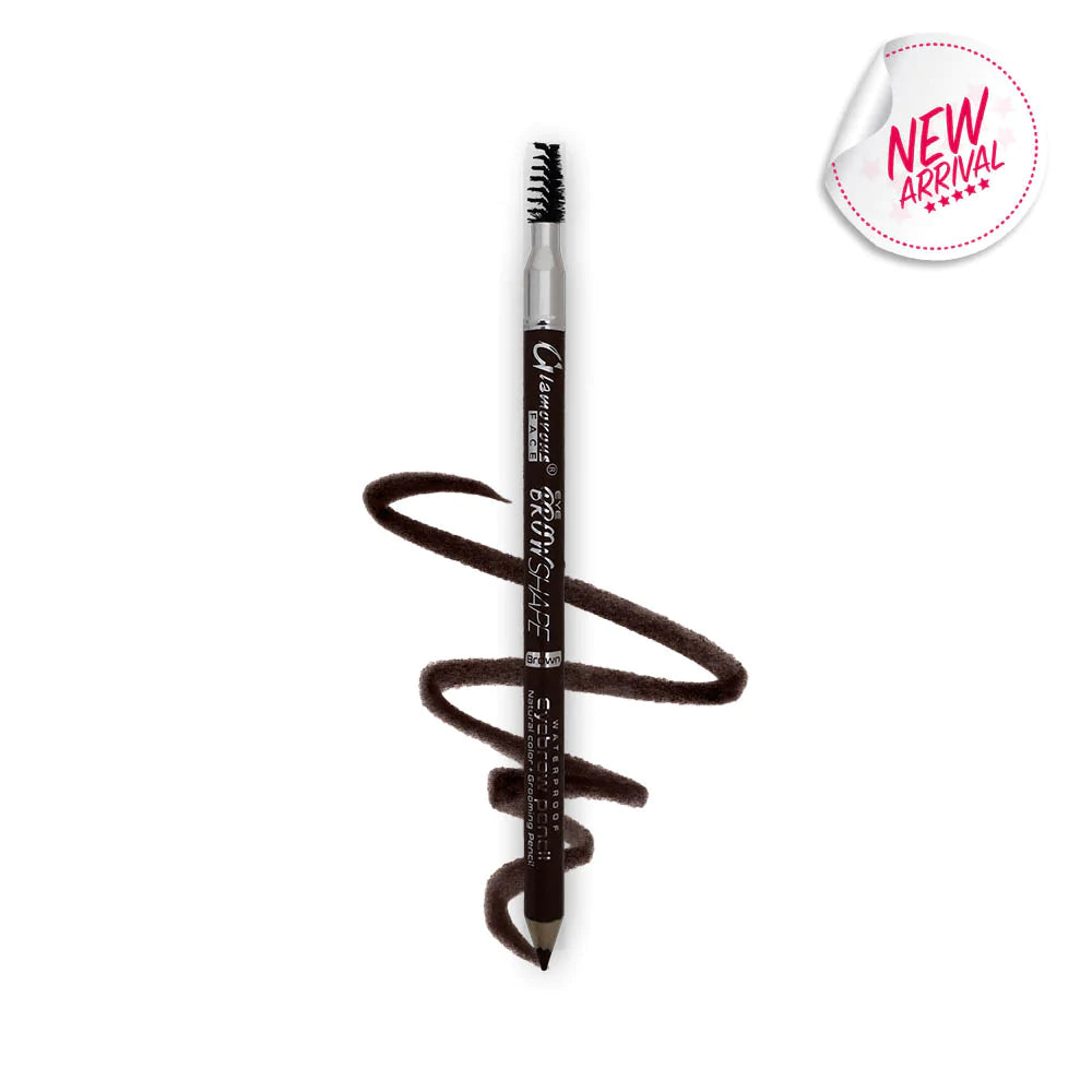 Glamorous Face Waterproof Eyebrow Pencil With Brush