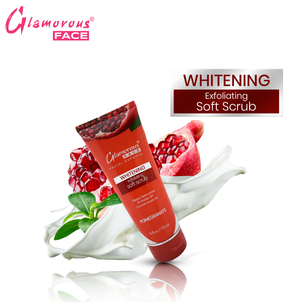 Glamorous Face Whitening Exfoliating Soft Scrub 175 ML