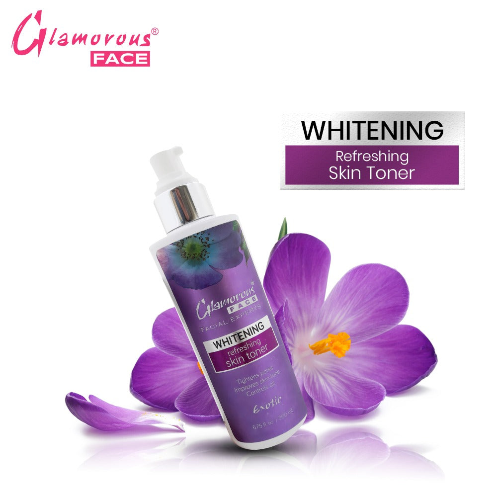 Glamorous Face Whitening Refreshing Skin Toner Pump 200 ML