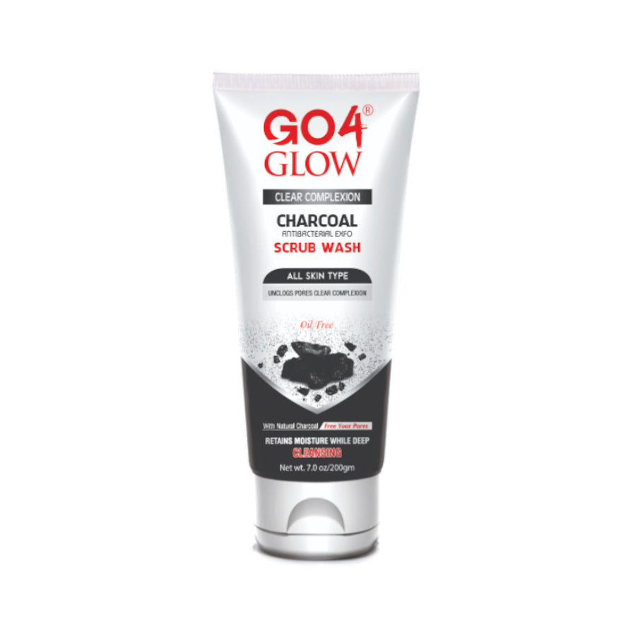 Go 4 Glow Charcoal Scrub Wash 200 ML
