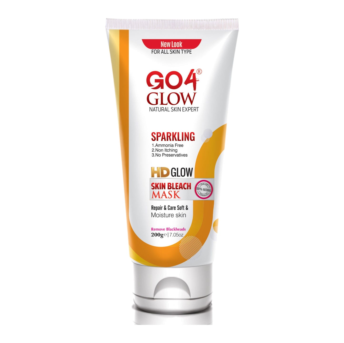 Go 4 Glow HD Glow Skin Bleach Mask 200 ML