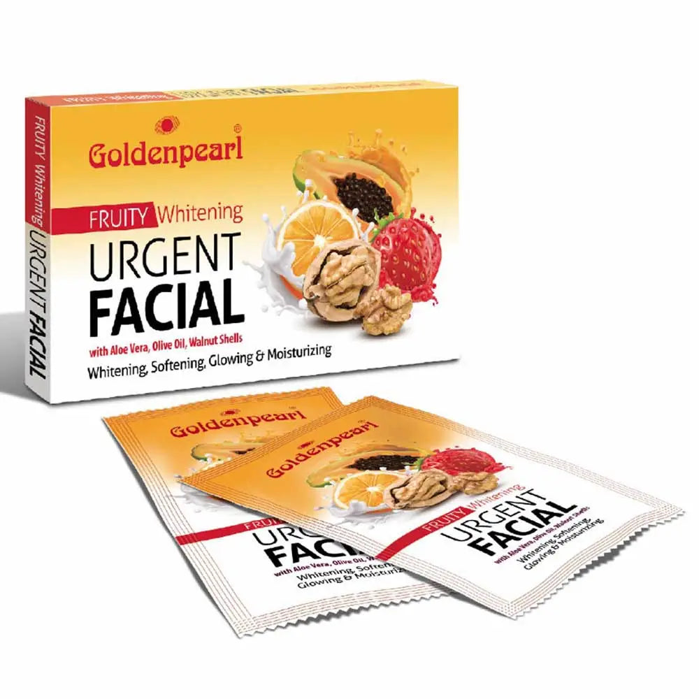 Golden Pearl Fruity Whitening Urgent Facial