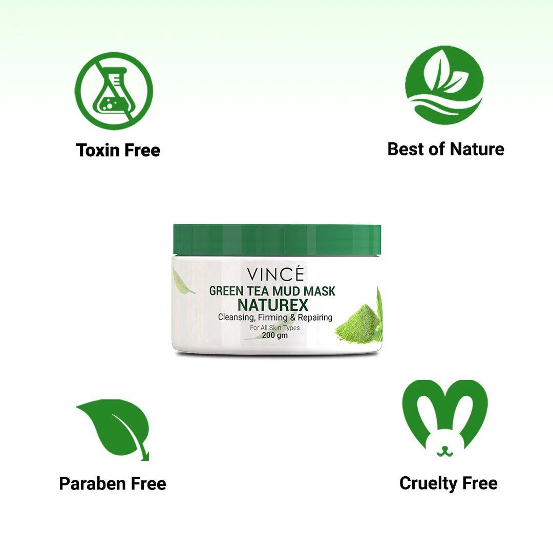 Vince Green Tea Mud Mask 200 GM