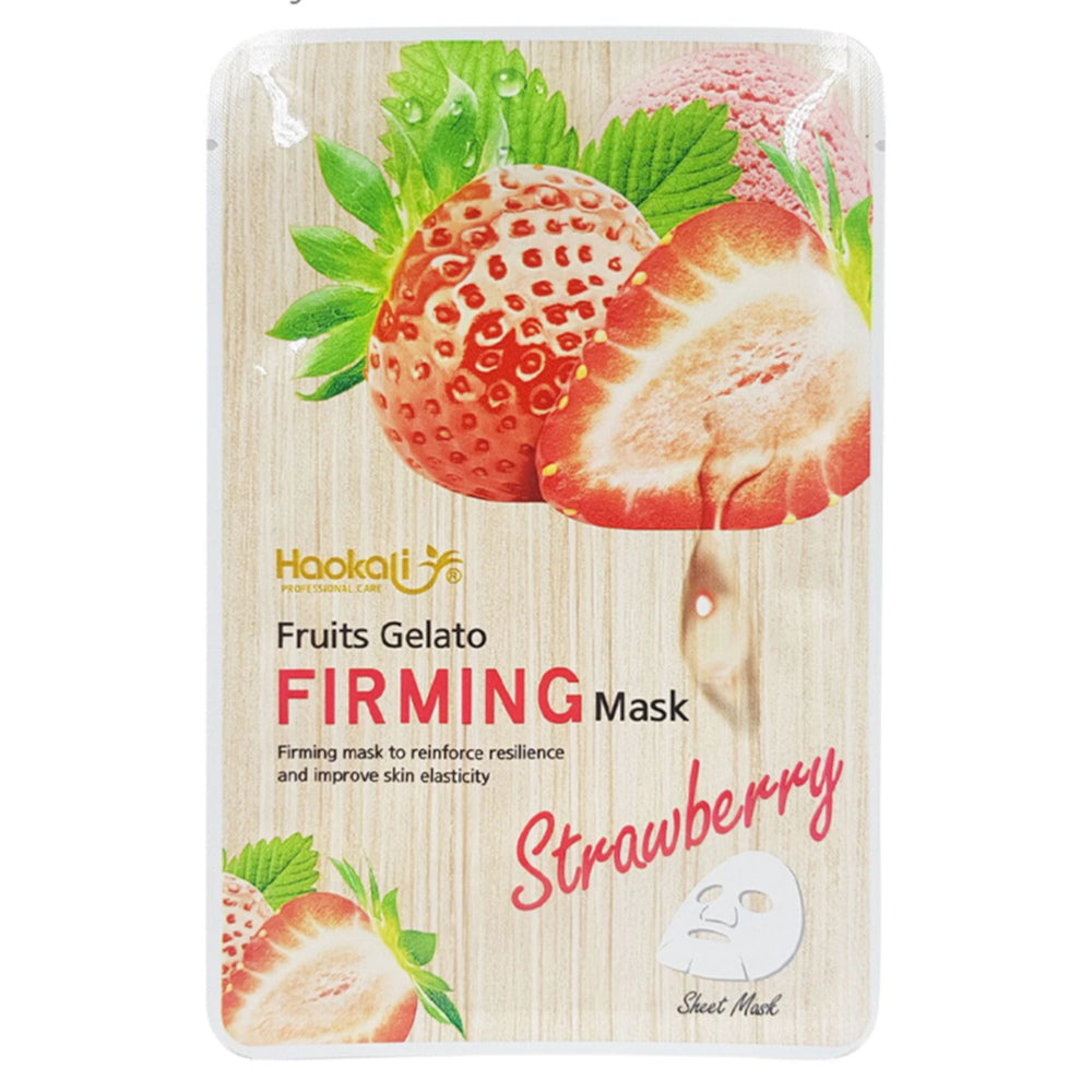 Haokali Fruits Gelato Firming Sheet Mask Strawberry 30 ML