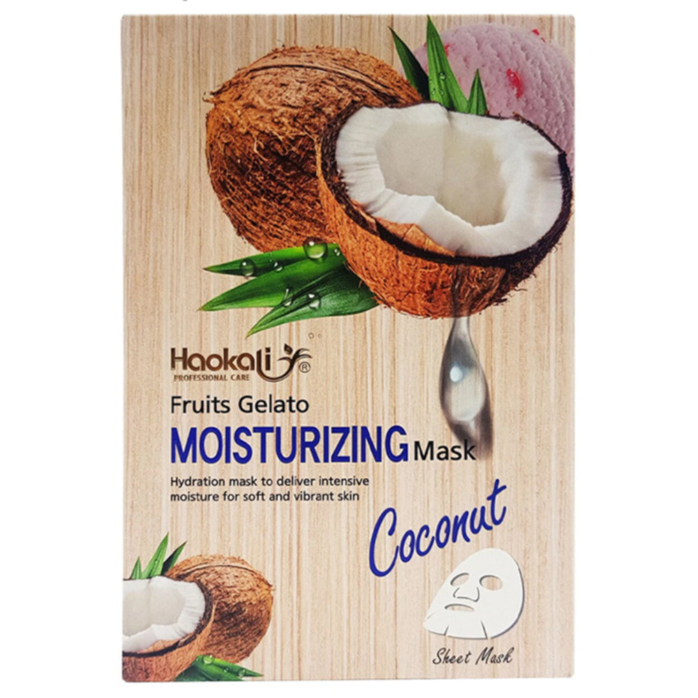 Haokali Fruits Gelato Moisturizing Sheet Mask Coconut 30 ML