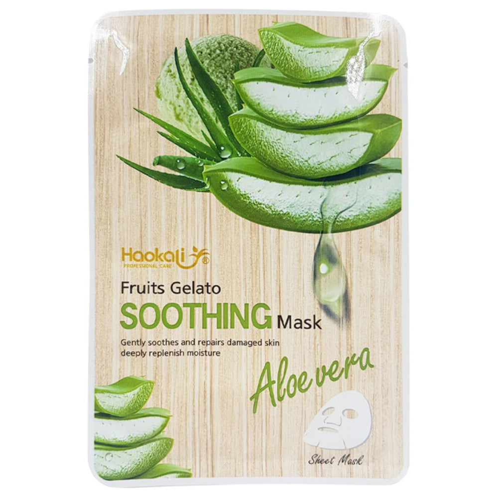 Haokali Fruits Gelato Soothing Sheet Mask Aloe Vera 30 ML