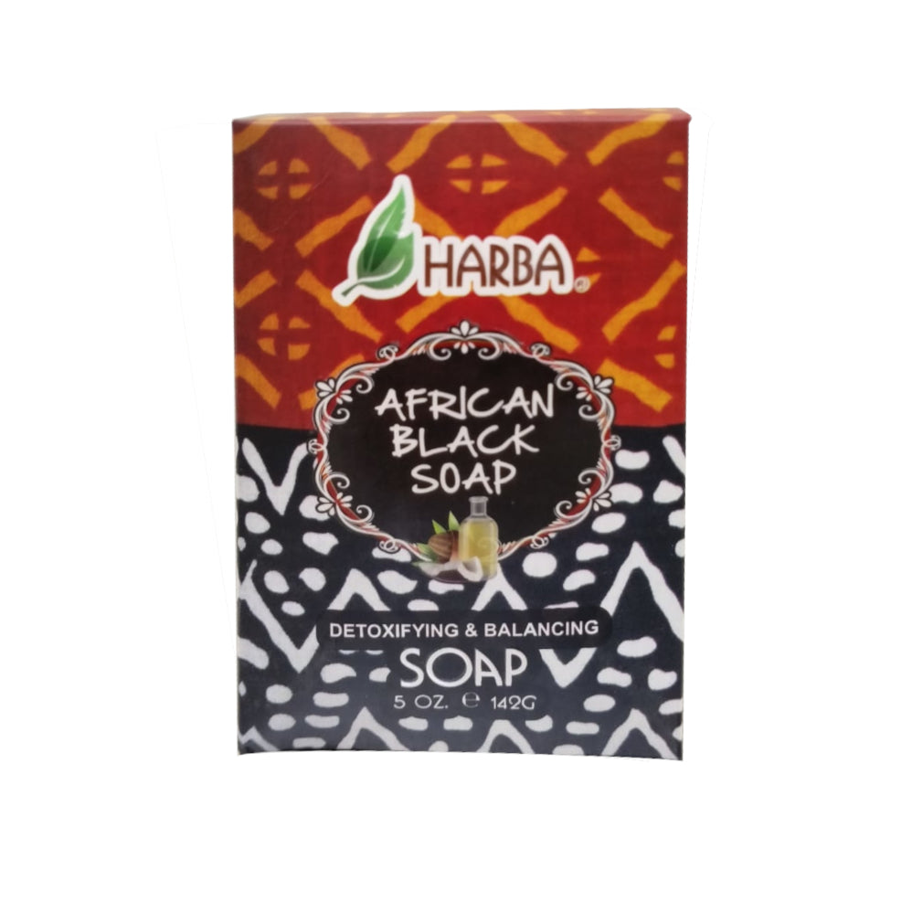 Harba African Black Soap Detoxifying & Balancing 142 GM