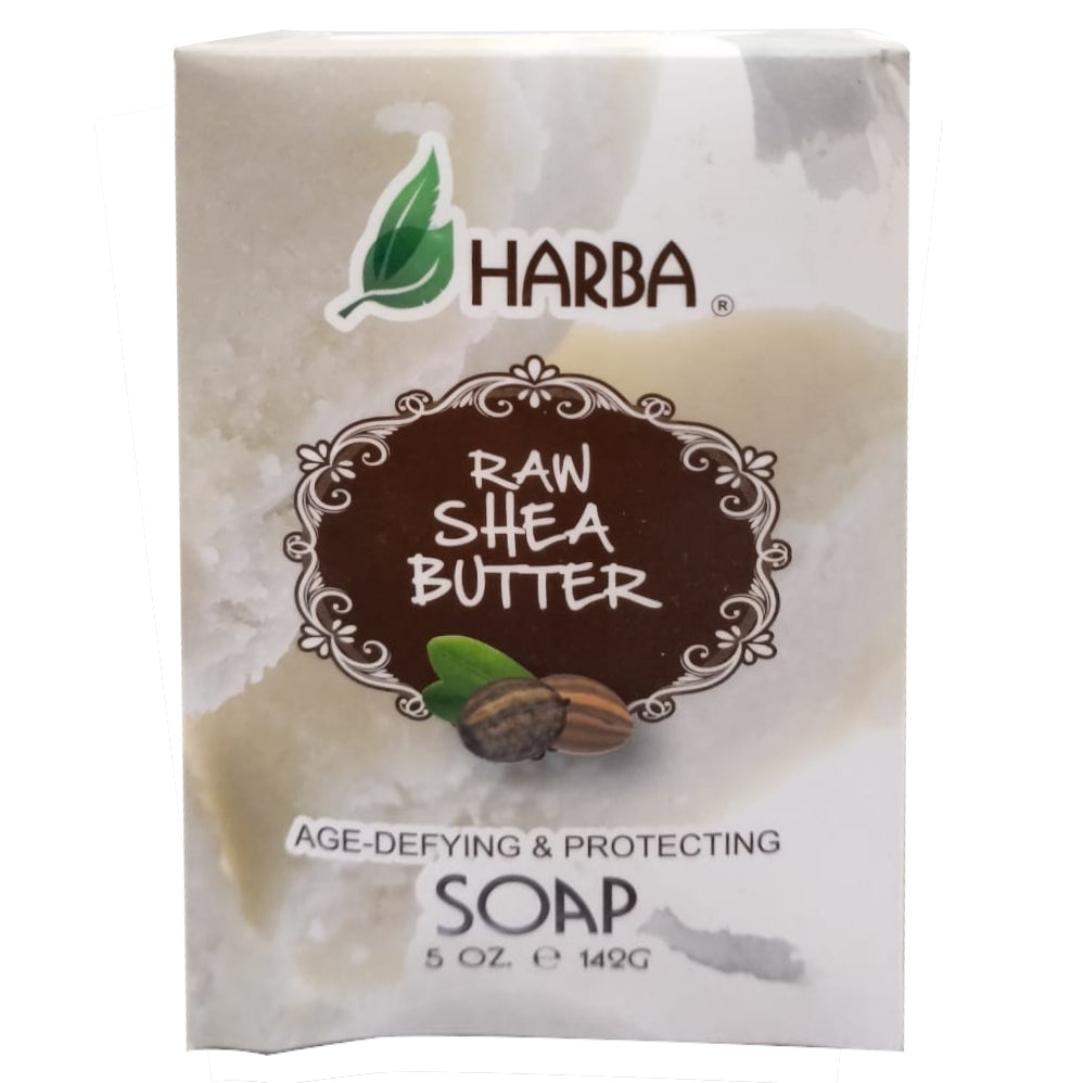 Harba Raw Shea Butter Soap Age-Defying & Protecting 142 GM