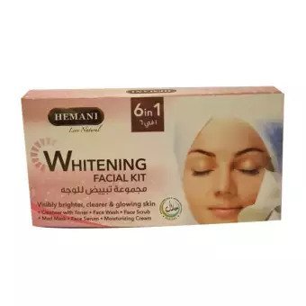 Hemani 6 in 1 Whitening Facial Kit 100 GM