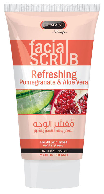 Hemani Facial Scrub Pomegranate & Aloe Vera 150 ML