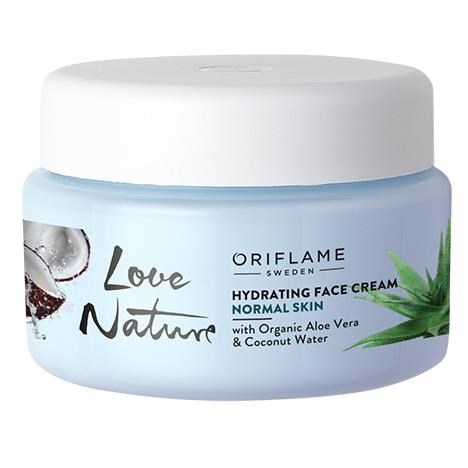 Oriflame Hydrating Face Cream with Organic Aloe Vera & Coconut Water 50 ML