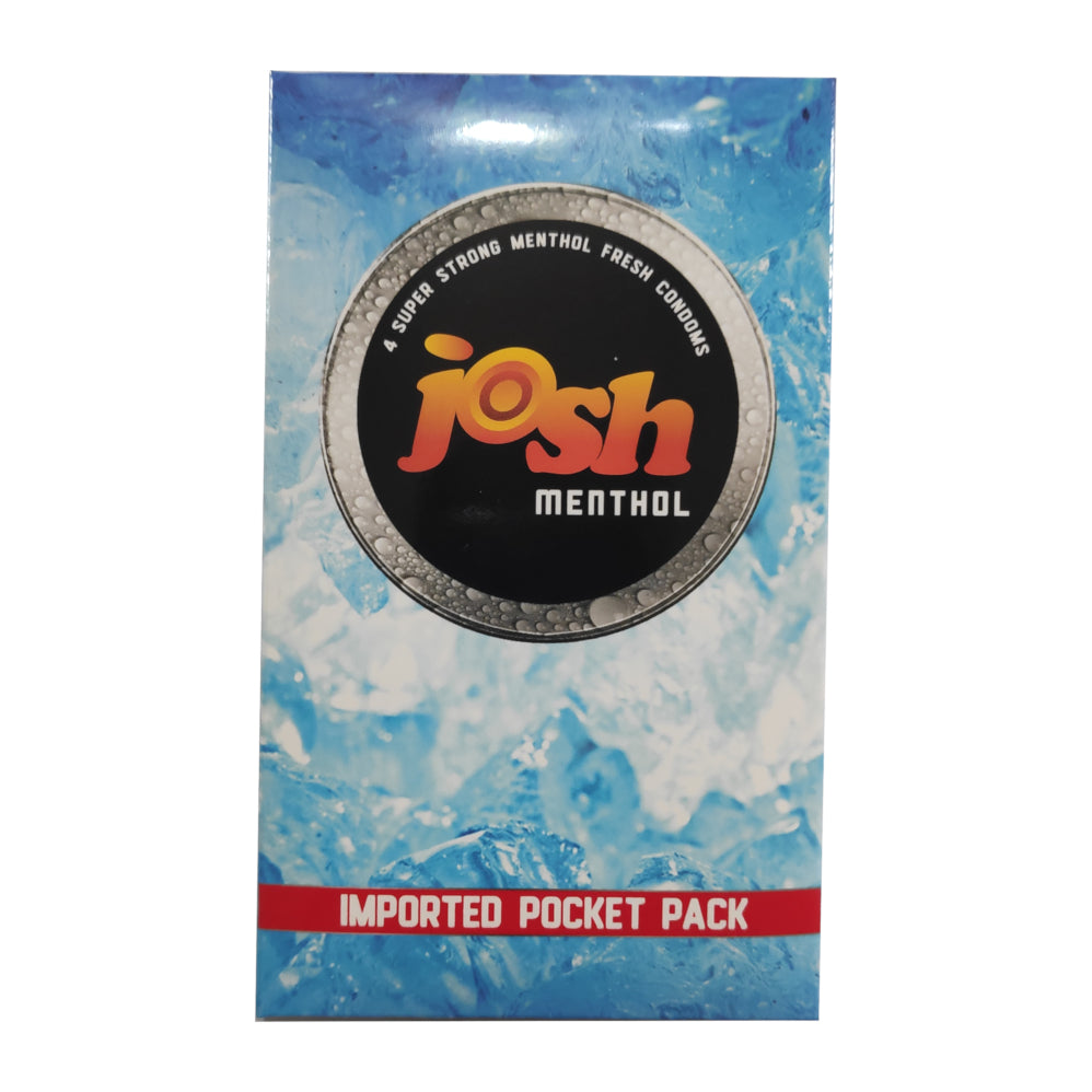 Josh Menthol Fresh Condoms 4 Pieces