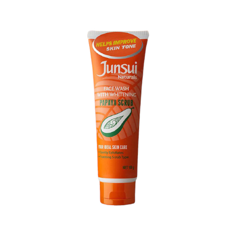 Junsui Naturals Face Wash With Whitening Papaya Scrub