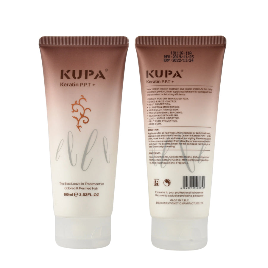 Kupa Keratin P.P.T Leave In Treatment for Colored & Permed Hair 100 ML