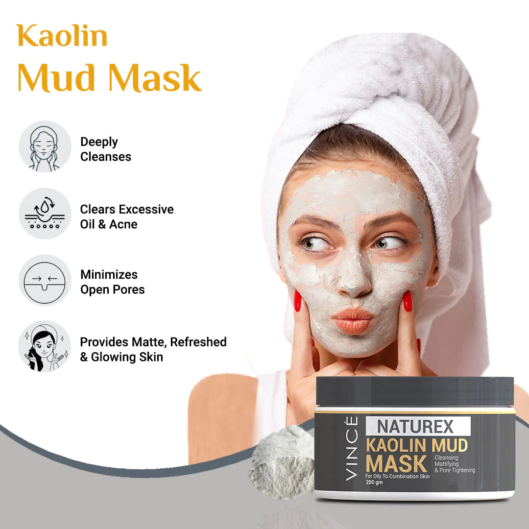 Vince Kaolin Mud Mask 200 GM