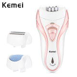 Kemei 3 In 1 Electric Epilator Shaver Callus Remover KM-3010