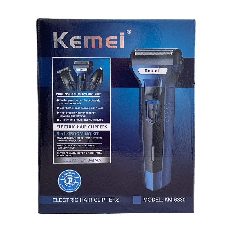 Kemei 3 in 1 Hair Trimmer Clipper KM-6330